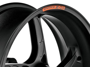 OZ Racing - PIEGA R Aluminum 5 Spoke Wheel SET - Matte Black - Aprilia RSV4