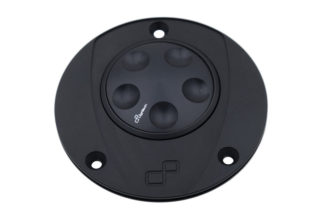LighTech - Quick Release Fuel Cap - Black - Aprilia - TRN229NER