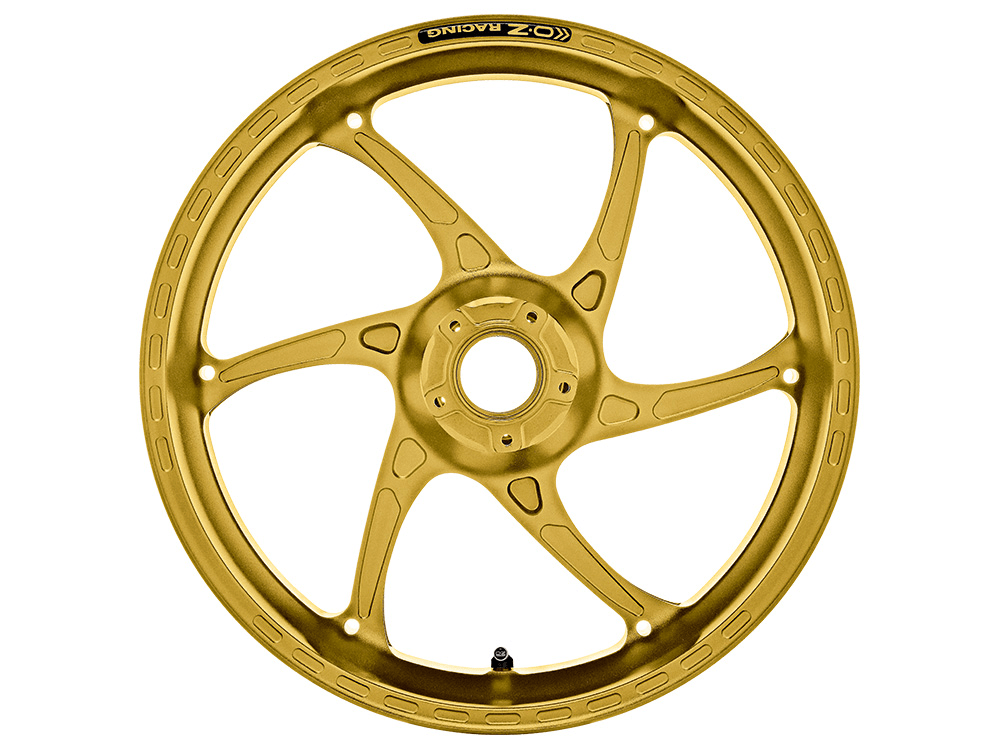 OZ Racing GASS RS-A Aluminum 6-Spoke Rear Wheel - MATTE GOLD