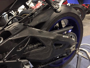 C2R Carbon Fiber Swingarm Covers 2015+ Yamaha R1