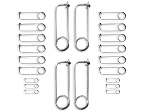 PLM Racing Safety Pins Medium Size - 20 Pack