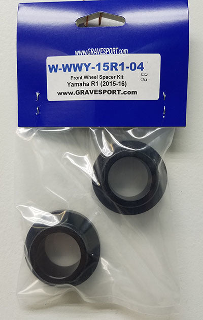 Graves Motorsports 2015+ Yamaha R1 / 2017+ R6 WORKS Captive Front Wheel Spacer Kit