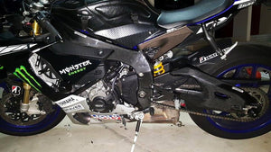 C2R Carbon Fiber Swingarm Covers 2015+ Yamaha R1