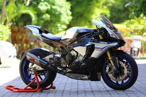 C2R Carbon Fiber Frame Covers 2015+ Yamaha R1