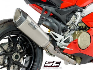 SC-Project SC1-R Titanium Exhaust System for 2018+ Ducati V4 / S / R / Streetfighter