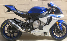 Load image into Gallery viewer, Graves Motorsports 2015+ Yamaha R1 Carbon Fiber Cat Eliminator Exhaust System