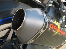 Load image into Gallery viewer, Graves Motorsports 2015+ Yamaha R1 / 2017+ MT-10 Cat Back Slip-On Exhaust Carbon