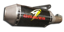 Load image into Gallery viewer, Graves Motorsports 2015+ Yamaha R1 / 2017+ MT-10 Cat Back Slip-On Exhaust Carbon
