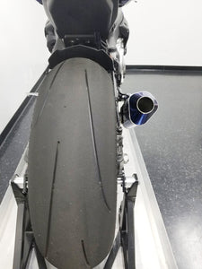 Graves Motorsports 2015+ Yamaha R1 Titanium ElectricK BLUE Cat Eliminator Exhaust Valve Type-R