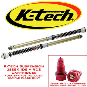 K-Tech 25SSK IDS Front Fork - 2018+ Ducati V4, 899, 959, Showa BPF Forks