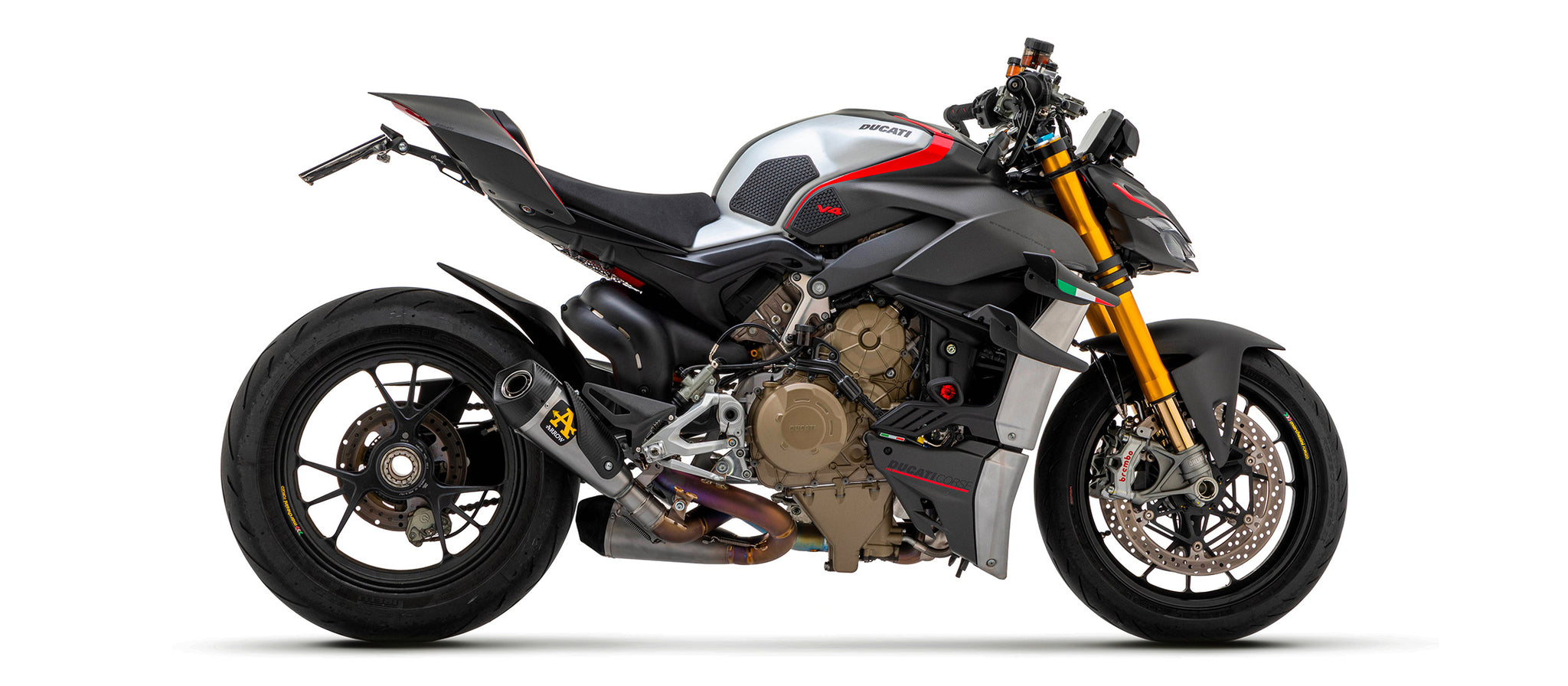 Panigale v4 arrow exhaust hot sale