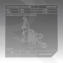 Load image into Gallery viewer, Bonamici Rearsets 2021+ Yamaha R7