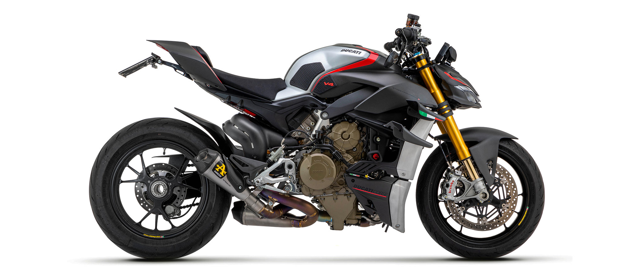 Arrow Titanium Works Exhaust for 2018 Ducati V4 S R V4 Streetfighter