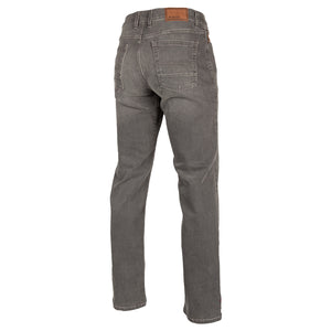 Klim Unlimited Straight Stretch Denim Jean Steel Gray