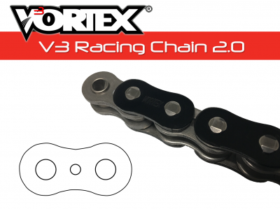 Vortex V3 Racing Chain 2.0 - Black