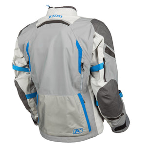 Klim Badlands Pro Jacket Cool Gray - Electric Blue Lemonade