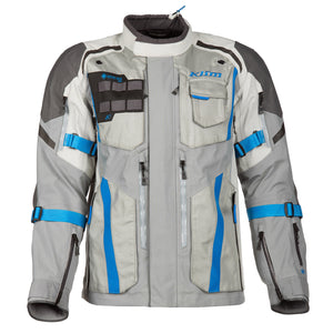 Klim Badlands Pro Jacket Cool Gray - Electric Blue Lemonade