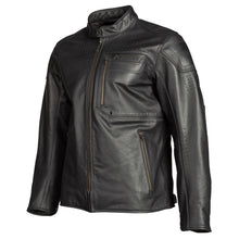 Load image into Gallery viewer, Klim Sixxer Leather Jacket Gunmetal Black