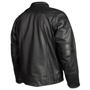 Klim Sixxer Leather Jacket Gunmetal Black