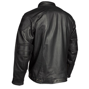 Klim Sixxer Leather Jacket Gunmetal Black