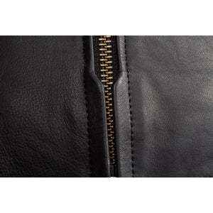 Klim Sixxer Leather Jacket Gunmetal Black