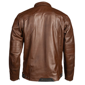 Klim Sixxer Leather Jacket Sinna Brown