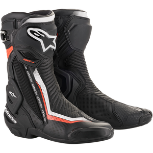 Alpinestars SMX Plus V2 Vented Boots - Black/White/Red
