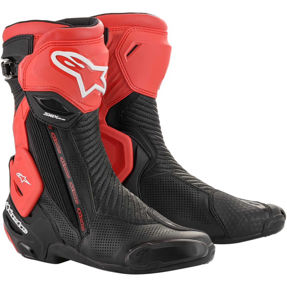 Alpinestars SMX Plus V2 Vented Boots - Black/Red – Pit Lane Moto Alpinestars SMX Plus V2 Vented Boots - Black/Red – Pit Lane Moto