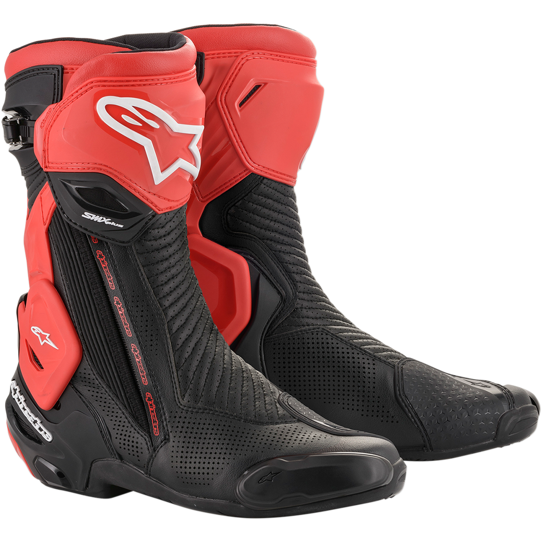 Alpinestars SMX Plus V2 Vented Boots - Black/Red – Pit Lane Moto Alpinestars SMX Plus V2 Vented Boots - Black/Red – Pit Lane Moto