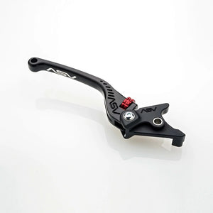 ASV F3 Front Brake & Clutch Perch Levers With Hot Start – Black, For Suzuki RMZ 250 & RMZ 450