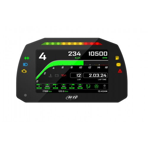 AiM MXK-10 Kawasaki ZX-10R 2011-2015 Plug & Play Dash Data Logger