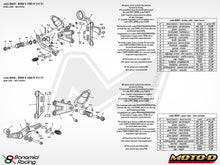 Load image into Gallery viewer, Bonamici Rearsets 2021+ BMW S1000-R