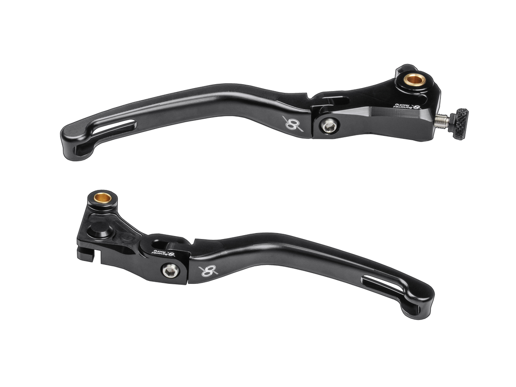 Bonamici Folding Brake and Clutch Levers Black for 2020+ BMW S1000RR