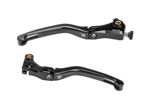 Bonamici Folding Brake and Clutch Levers Black for 2021+ BMW S1000R