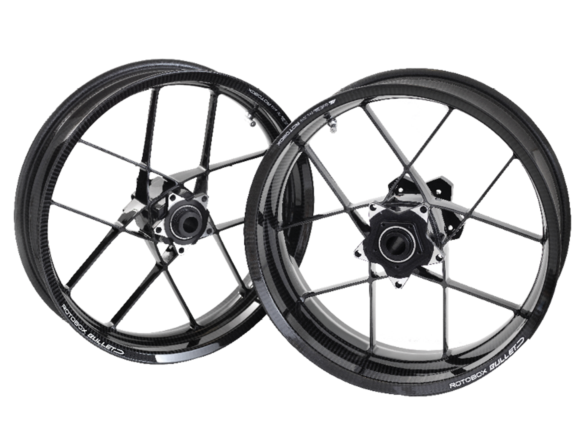 Rotobox Ducati Monster 696 / 795 Carbon Fiber Wheels (09-14 Rotobox Ducati Monster 696 / 795 Carbon Fiber Wheels (09-14