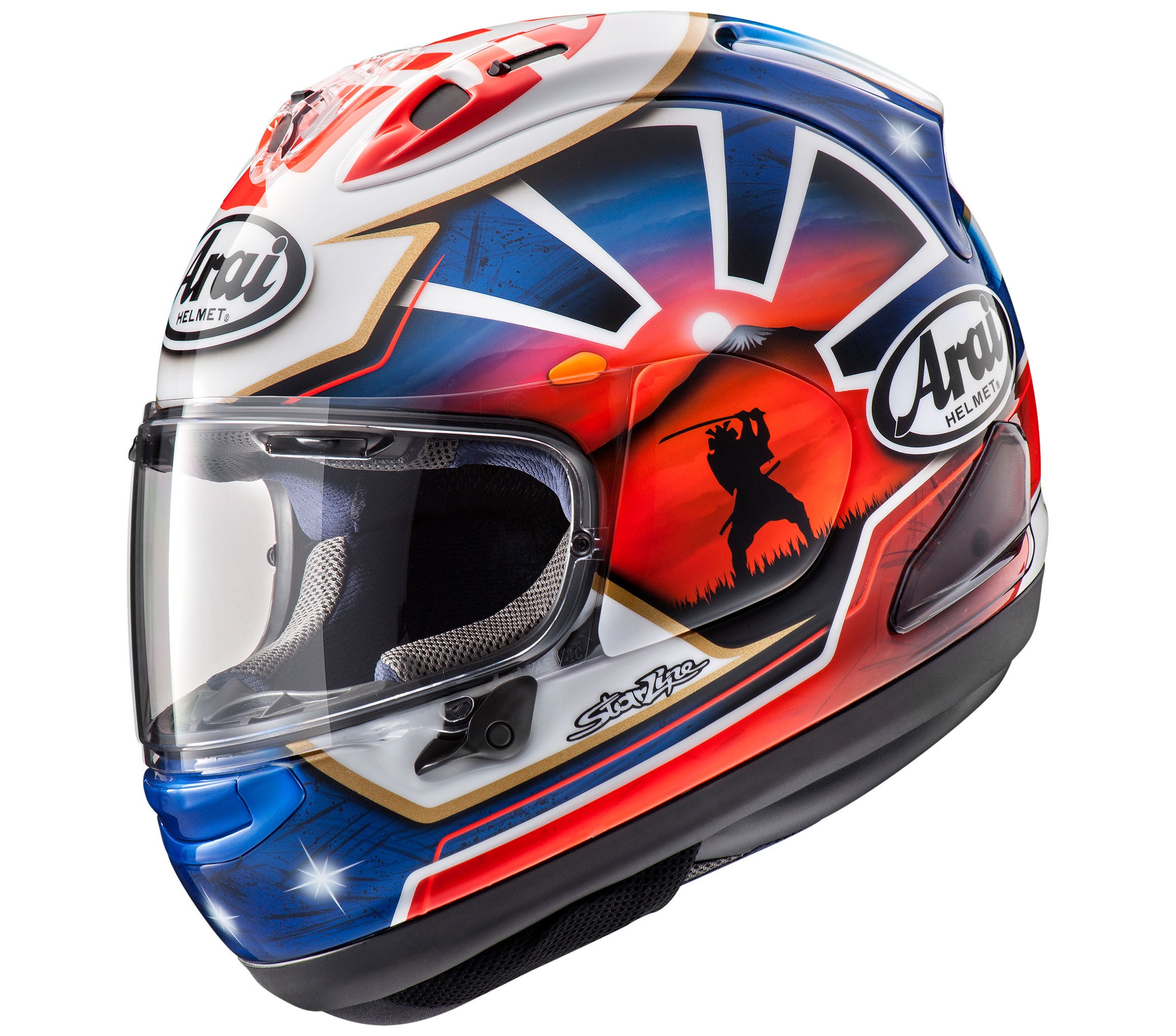 Arai Corsair-X DANI SAMURAI-2 BLUE – Pit Lane Moto