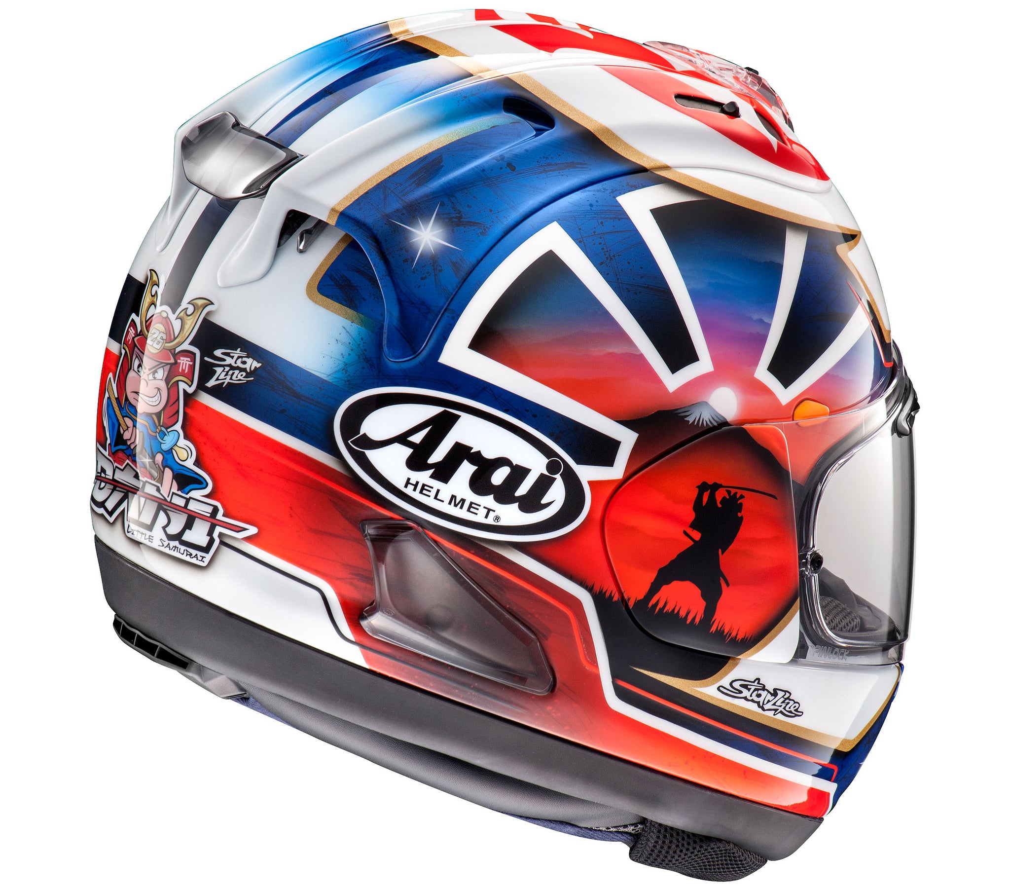 Arai Corsair-X DANI SAMURAI-2 BLUE – Pit Lane Moto