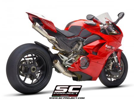 SC-Project S1-GP Full Exhaust System for 2018+ Ducati V4 / S / R