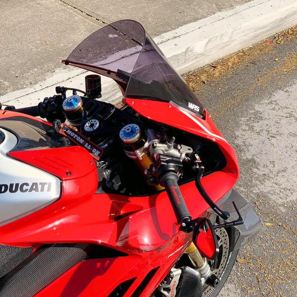 WRS Double Bubble Tall Racing Windscreen 2019 Ducati V4R 2020 Ducati V4 S