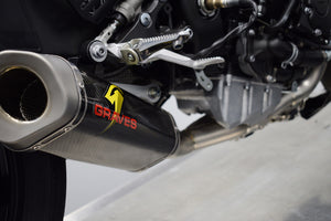 Graves Motorsports Full Titanium - Carbon WORKS 7 Exhaust - Yamaha R6
