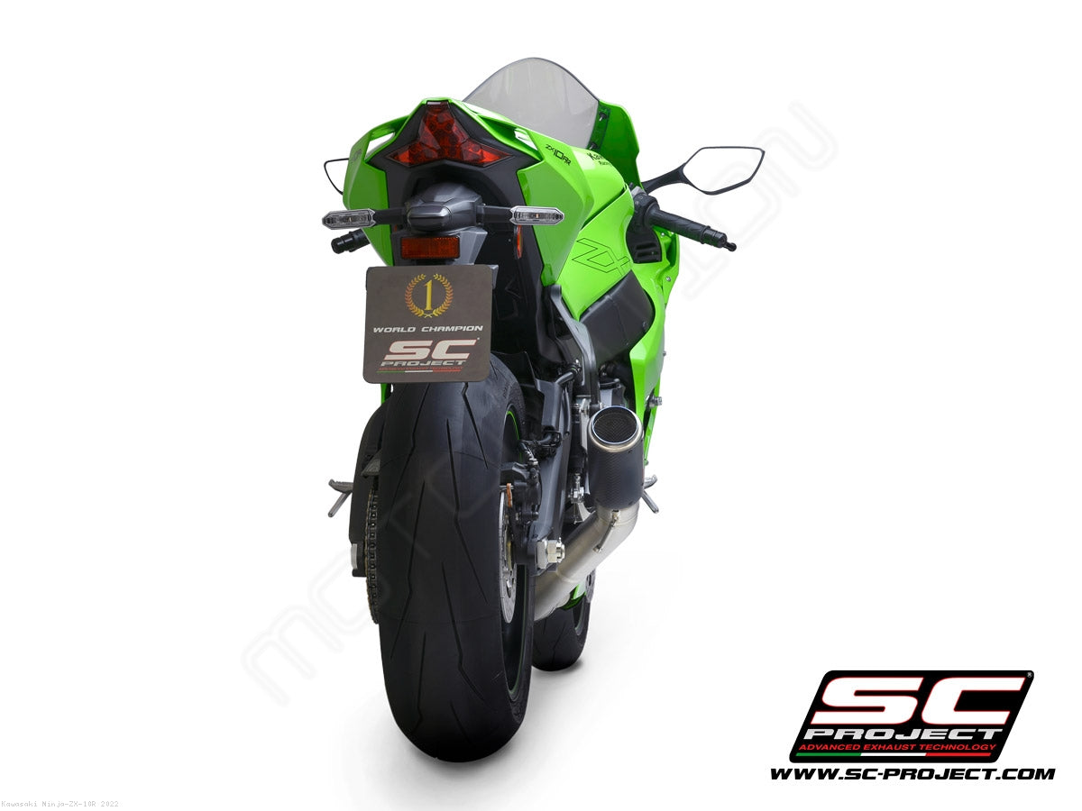 SC Project CRT Exhaust 2021 Kawasaki ZX10R Pit Lane Moto