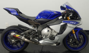 Graves Motorsports 2015+ Yamaha R1 Full Titanium Exhaust System with 200mm Silencer