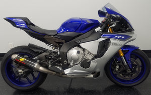 Graves Motorsports 2015+ Yamaha R1 Full Titanium Exhaust System with 265mm Silencer