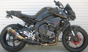 Graves Motorsports 2015+ Yamaha R1 / 2017+ MT-10 Cat Back Slip-On Exhaust Carbon