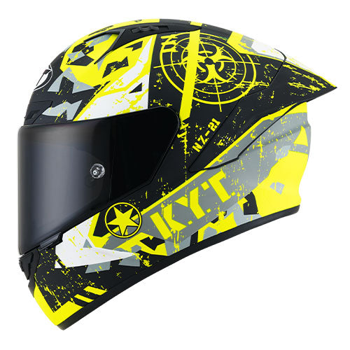 KYT NZ-Race Blazing Matte Yellow Helmet