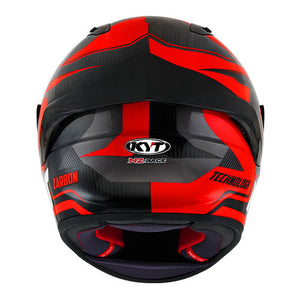 KYT NZ-Race Carbon Competition Red Helmet