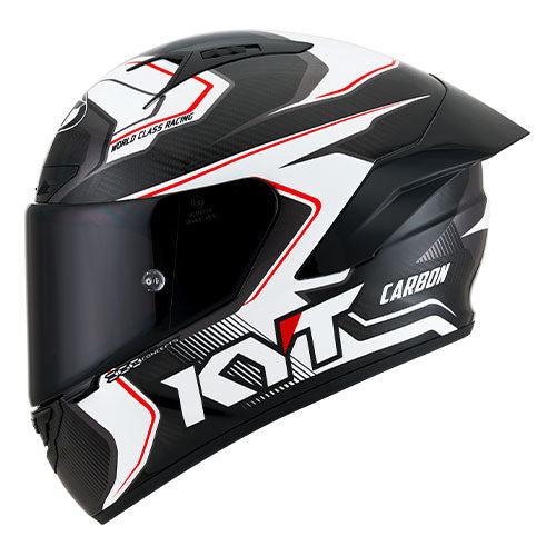 KYT NZ-Race Carbon Competition White Helmet