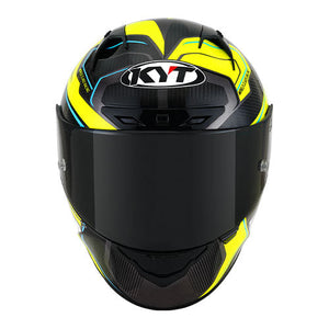 KYT NZ-Race Carbon Competition Yellow Helmet