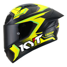 Load image into Gallery viewer, KYT NZ-Race Carbon Competition Yellow Helmet