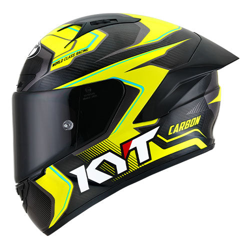 KYT NZ-Race Carbon Competition Yellow Helmet